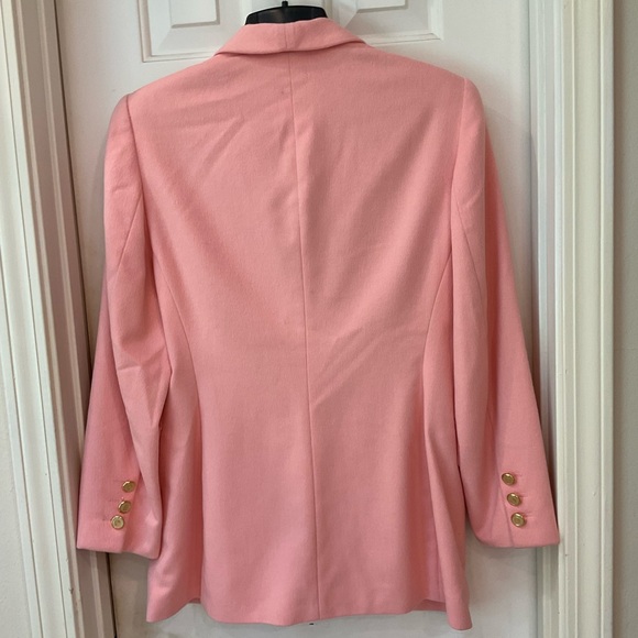 Escada Blazer, Soft Peach Pink, Angora Wool, Size 6 / 38, Great Condition! - Picture 9 of 15